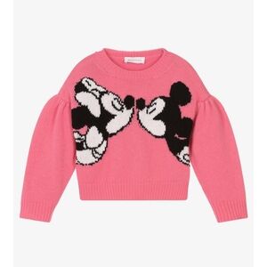 Monnalisa Girls Pink Disney Sweater 1-2T